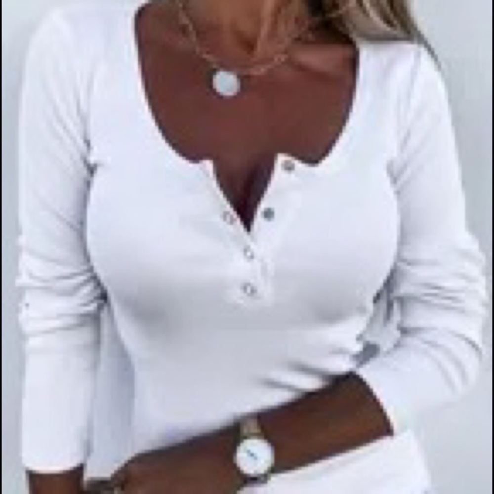 Solid Ribbed Knit Button Up Bodycon Sweater